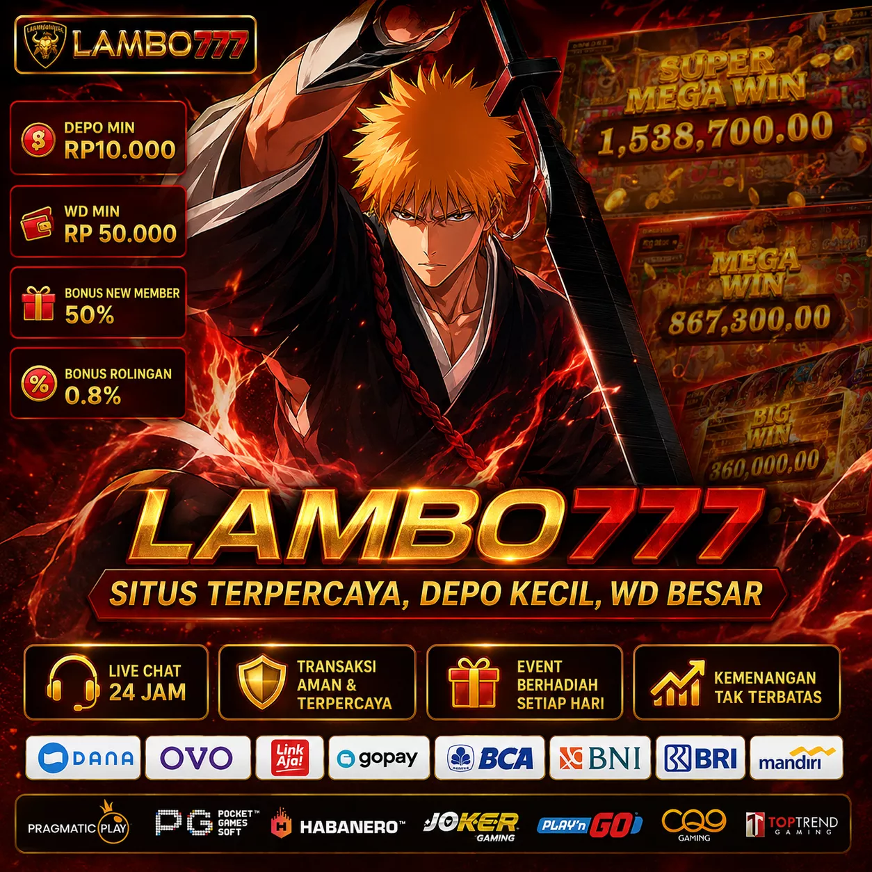 LAMBO777 Banner